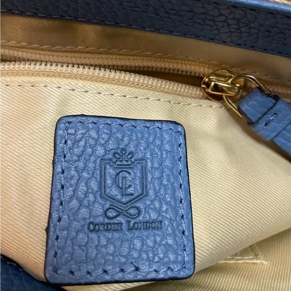 Corder London Leather Saddle Bag Purse - Picture 2 of 14